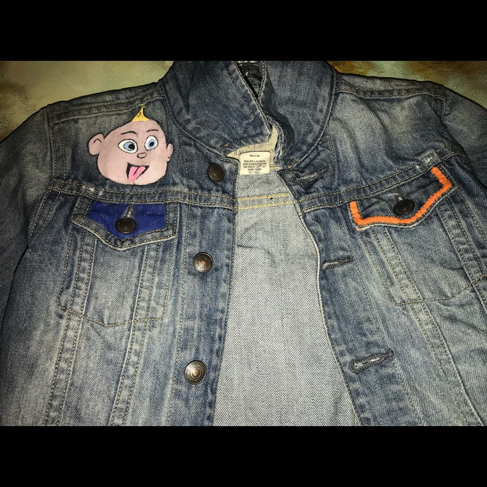 Hand painted jacket - Picture 2 of 6